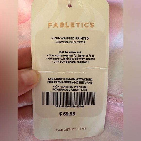 Fabletics Define high waisted Crop Leggings, medium bnwt - Picture 5 of 5
